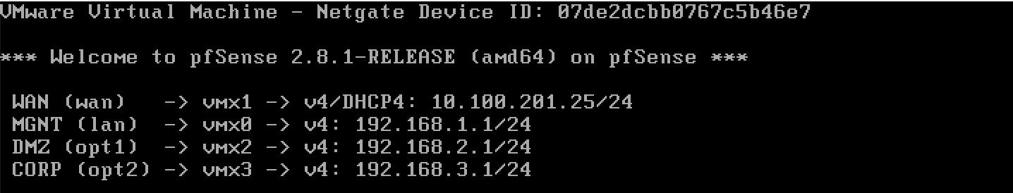 PFSence Configuration